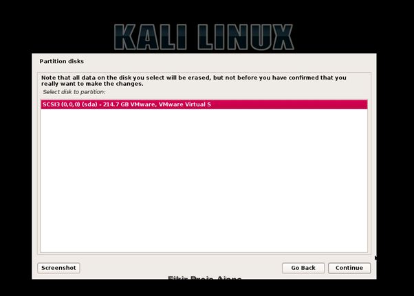 Adım Adım Kali Linux Rolling 2016 Kurulumu Video ve Görsel Anlatım Kali Linux Rolling 11. Adım Adım Adım Kali Linux Rolling 2016 Kurulumu Video ve Görsel Anlatım