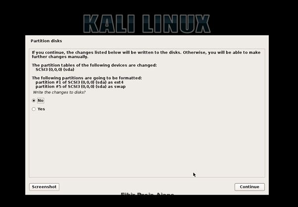 Adım Adım Kali Linux Rolling 2016 Kurulumu Video ve Görsel Anlatım Kali Linux Rolling 14. Adım Adım Adım Kali Linux Rolling 2016 Kurulumu Video ve Görsel Anlatım
