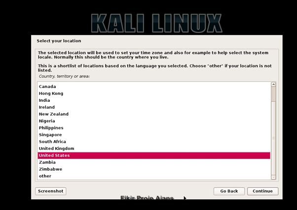 Adım Adım Kali Linux Rolling 2016 Kurulumu Video ve Görsel Anlatım Kali Linux Rolling 3. Adım Adım Adım Kali Linux Rolling 2016 Kurulumu Video ve Görsel Anlatım