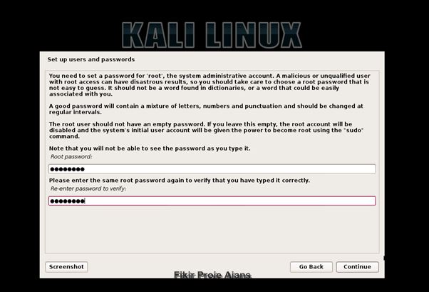 Adım Adım Kali Linux Rolling 2016 Kurulumu Video ve Görsel Anlatım Kali Linux Rolling 8. Adım Adım Adım Kali Linux Rolling 2016 Kurulumu Video ve Görsel Anlatım