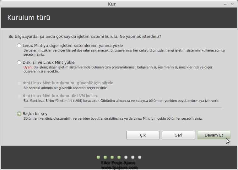 Adım Adım Linux Mint 17.3 Rosa Kurulumu Video ve Görsel Anlatım LinuxMint173RosaKurulum 6 Adım Adım Linux Mint 17.3 Rosa Kurulumu Video ve Görsel Anlatım