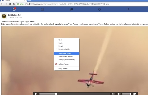 Facebook video nasıl indirilir