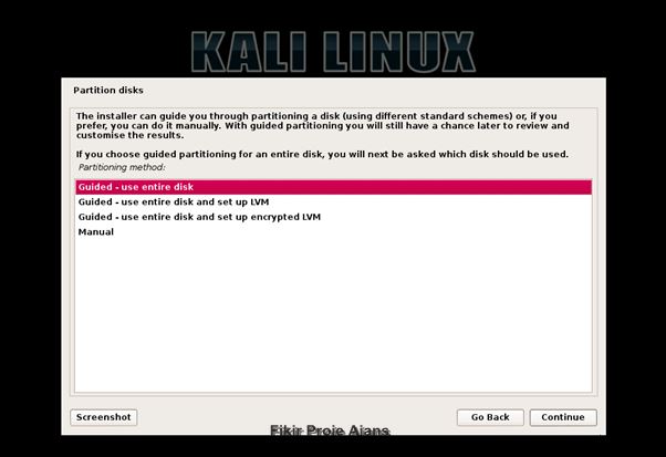 Kali Linux Rolling 10. Adım