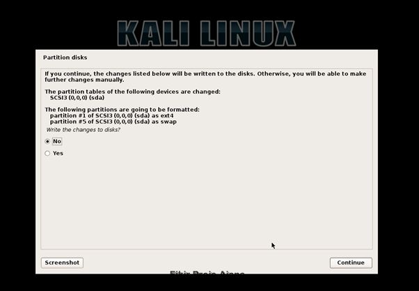 Kali Linux Rolling 14. Adım