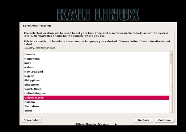 Kali Linux Rolling 3. Adım