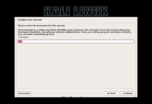 Kali Linux Rolling 6. Adım