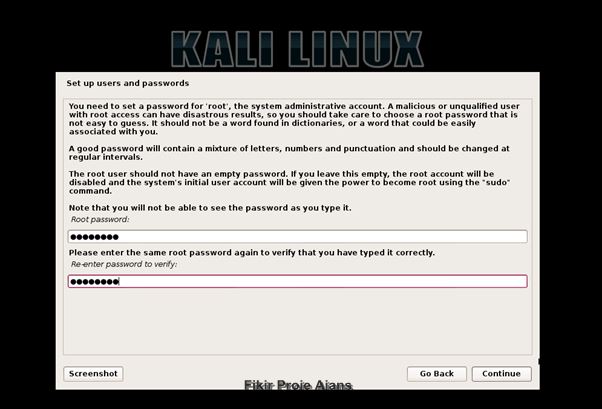 Kali Linux Rolling 8. Adım